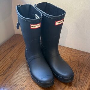 Hunter - Women's Adjustable Short Rain Boots - Navy